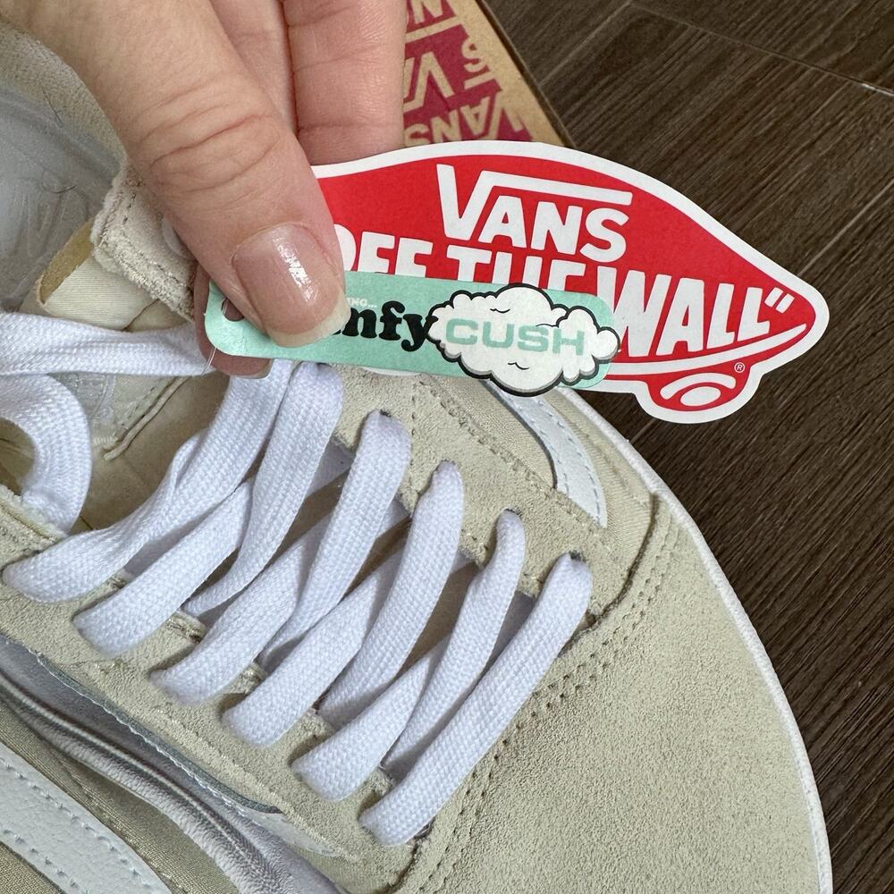 VANS Old Skool Overt CC Platform Sand Low Shoes Comfy Cush Mens 8 Womens 9.5 - Picture 6 of 13